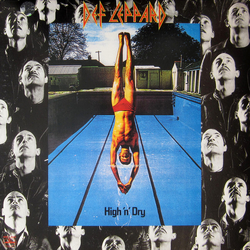 Def Leppard High 'N' Dry Vinyl LP USED