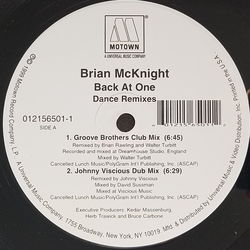 Brian McKnight Back At One (Dance Remixes) Vinyl 12" USED