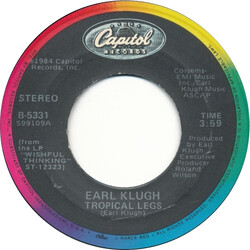Earl Klugh Tropical Legs USED VINYL 7INCH 45 RPM SINGLE