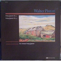 Walter Piston / The Portland String Quartet String Quartet No. 3 / String Quartet No. 4 Vinyl LP USED