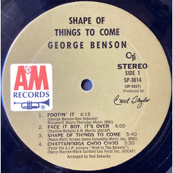 George Benson Shape Of Things To Come Vinyl LP USED