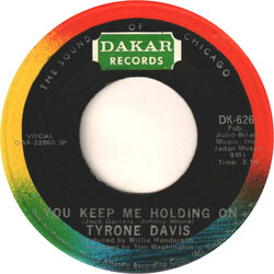 Tyrone Davis You Keep Me Holding On / We Got A Love No One Can Deny USED VINYL 7INCH 45 RPM