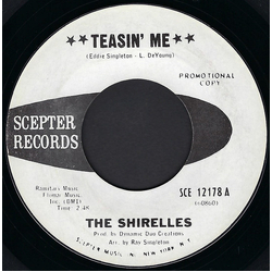 The Shirelles Teasin' Me Vinyl 7" USED