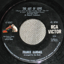 Frankie Randall The Art Of Love / Yellow Haired Woman Vinyl 7" USED