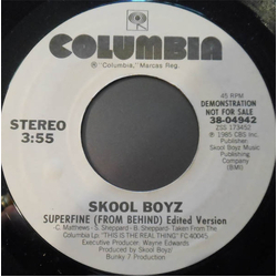 Skool Boyz Superfine (From Behind) Vinyl 7" USED