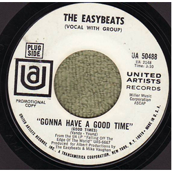 The Easybeats Gonna Have A Good Time (Good Times) Vinyl 7" USED