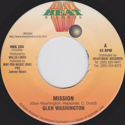 Glen Washington Mission USED VINYL 7INCH 45 RPM SINGLE