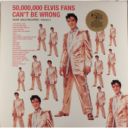Elvis Presley 50,000,000 Elvis Fans Can't Be Wrong - Elvis' Gold Records - Volume 2 Vinyl LP USED