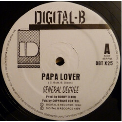 General Degree / Buccaneer Papa Lover / Hire Me USED VINYL 12INCH 45 RPM