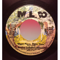Denise Lasalle / Latimore (2) Right Place, Right Time / He's Not Available USED VINYL 7INCH 45 RPM SINGLE