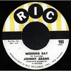 Johnny Adams Wedding Day / Ooh So Nice USED VINYL 7INCH 45 RPM SINGLE