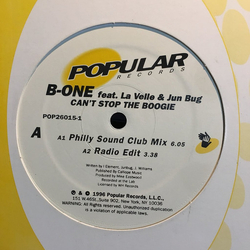 B-One Can't Stop The Boogie Vinyl 12" USED