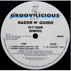 Razor N' Guido Do It Again (Remixes) Vinyl 12" USED
