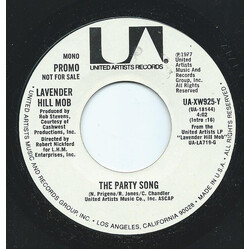 Lavender Hill Mob The Party Song USED VINYL 7INCH 45 RPM PROMO STEREO MONO