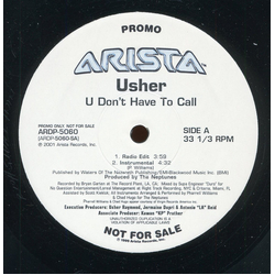 Usher U Don't Have To Call Vinyl 12" USED
