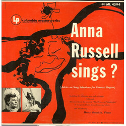 Anna Russell Anna Russell Sings? Vinyl LP USED