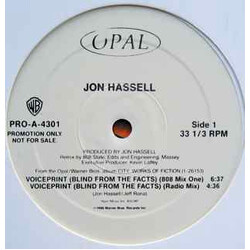 Jon Hassell Voiceprint (Blind From The Facts) USED VINYL 12INCH 33 S RPM PROMO