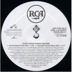 SWV Right Here / Human Nature Vinyl 12" USED
