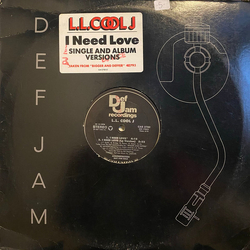 LL Cool J I Need Love Vinyl 12" USED