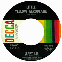 Leapy Lee Little Yellow Aeroplane USED VINYL 7INCH 45 RPM
