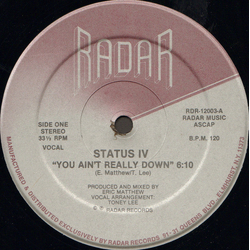 Status IV You Ain't Really Down Vinyl 12" USED