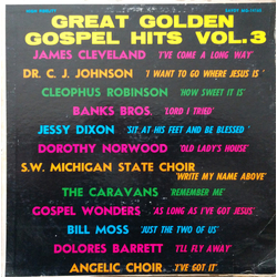 Various Great Golden Gospel Hits Vol. 3 Vinyl LP USED