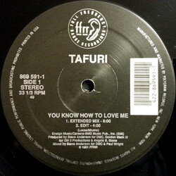 Tafuri You Know How To Love Me / Start Up The Fire USED VINYL 12INCH 33 S RPM