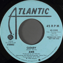 Average White Band Cloudy Vinyl 7" USED