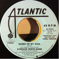 Average White Band Queen Of My Soul Vinyl 7" USED
