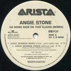 Angie Stone No More Rain (In This Cloud) (Remix) Vinyl 12" USED