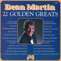 Dean Martin 22 Golden Greats Vinyl LP USED