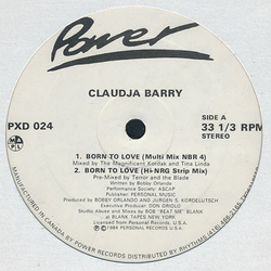 Claudja Barry Born To Love / Your Sweet Touch Vinyl 12" USED