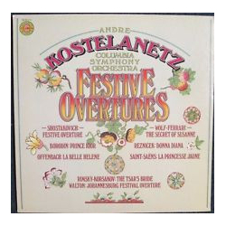 André Kostelanetz / Columbia Symphony Orchestra Festive Overtures Vinyl LP USED