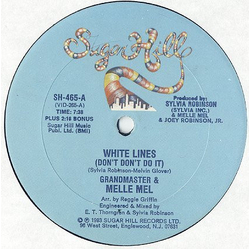 Grandmaster Flash & Melle Mel White Lines (Don't Don't Do It) Vinyl 12" USED