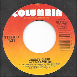 Jimmy Cliff Love Me Love Me Vinyl 7" USED