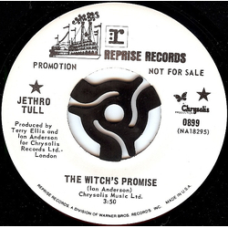 Jethro Tull The Witch's Promise Vinyl 7" USED