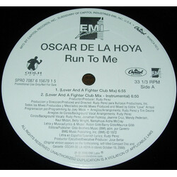 Oscar De La Hoya (2) Run To Me VINYL 12" USED