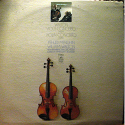 Sir William Walton / Yehudi Menuhin / London Symphony Orchestra / New Philharmonia Orchestra Violin Concerto • Viola Concerto Vinyl LP USED