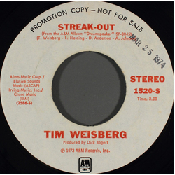 Tim Weisberg Streak-Out Vinyl 7" USED