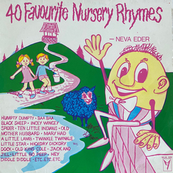 Neva Eder 40 Favourite Nursery Rhymes Vinyl LP USED
