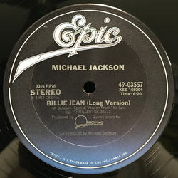 Michael Jackson Billie Jean Vinyl 12" USED