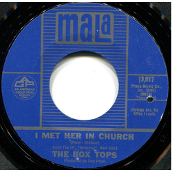 Box Tops I Met Her In Church Vinyl 7" USED