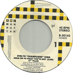 Evelyn King Hold On To What You've Got Vinyl 7" USED