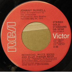 Johnny Russell (2) Rednecks, White Socks And Blue Ribbon Beer Vinyl 7" USED