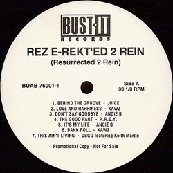 Various Rez E-Rekt'ed 2 Rein (Resurrected 2 Rein) Vinyl LP USED