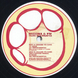 Missill / PM (3) / Blu Rum 13 Choose To Care USED VINYL 12INCH 33 S RPM