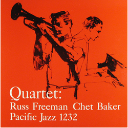 Chet Baker Quartet Quartet: Russ Freeman Chet Baker (Pacific Jazz 1232) Vinyl LP USED