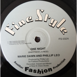 Marie Dawn / Phillip Leo One Night / We Belong Together Vinyl 12" USED