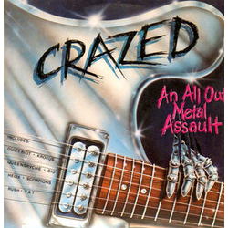 Various Crazed - An All Out Metal Assault Vinyl LP USED
