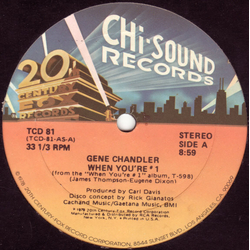 Gene Chandler When You're # 1 Vinyl 12" USED